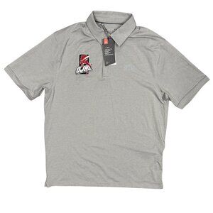 NWT Under Armour HeatGear OJHL Hockey Polo Shirt Stretch Short Sleeve Large